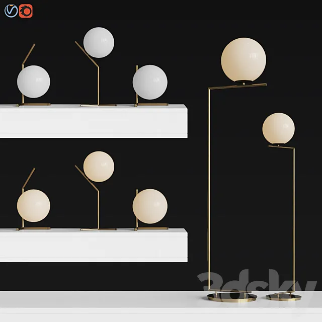 Flos Light Set - Set 1 3D Model