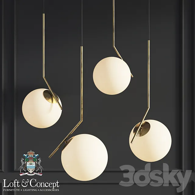 Flos Lights Family Michael Anastassiades Pendant 3D Model