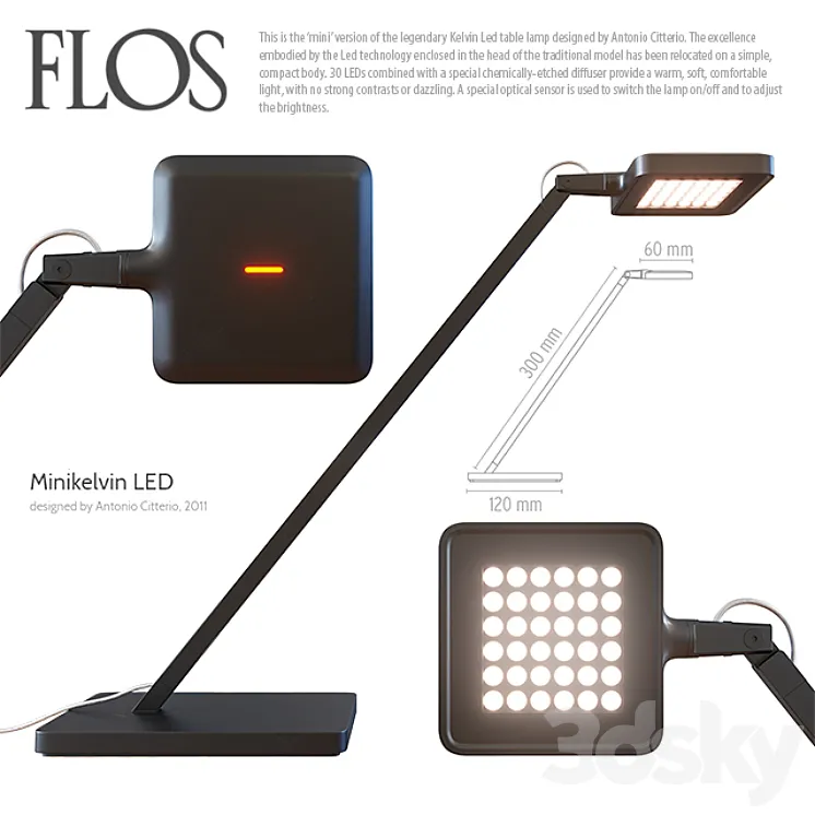Flos Minikelvin LED 3D Model Free Download