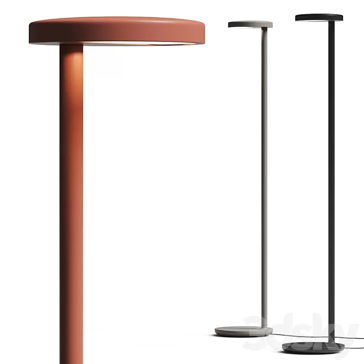 Flos Oblique Floor Lamps 3D Model Free