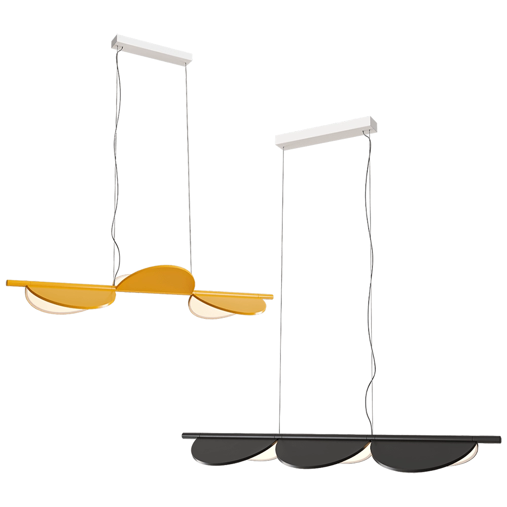 FLOS - Pendant lamp Almendra Linear 3D Model