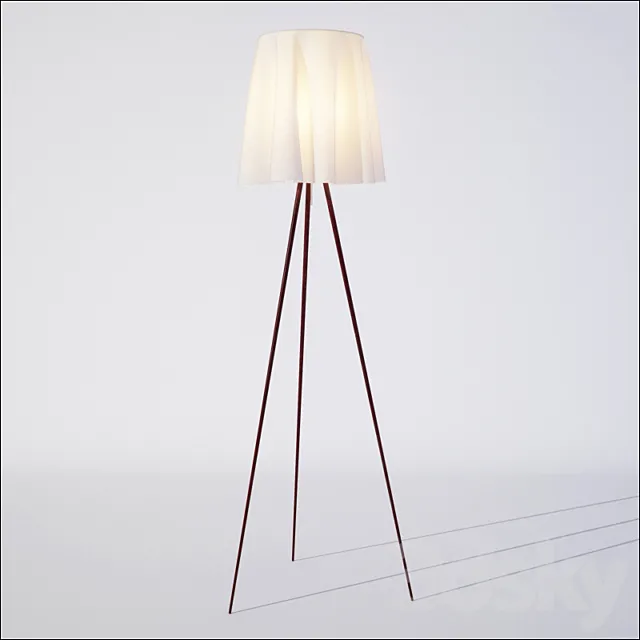 flos rosy angelis floor lamp 3D Model