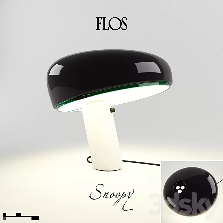 FLOS / Snoopy 3D Model