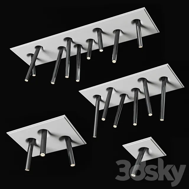 Flos Soft Architecture Juncos 1L _ 3L _ 6L _ 9L 3D Model