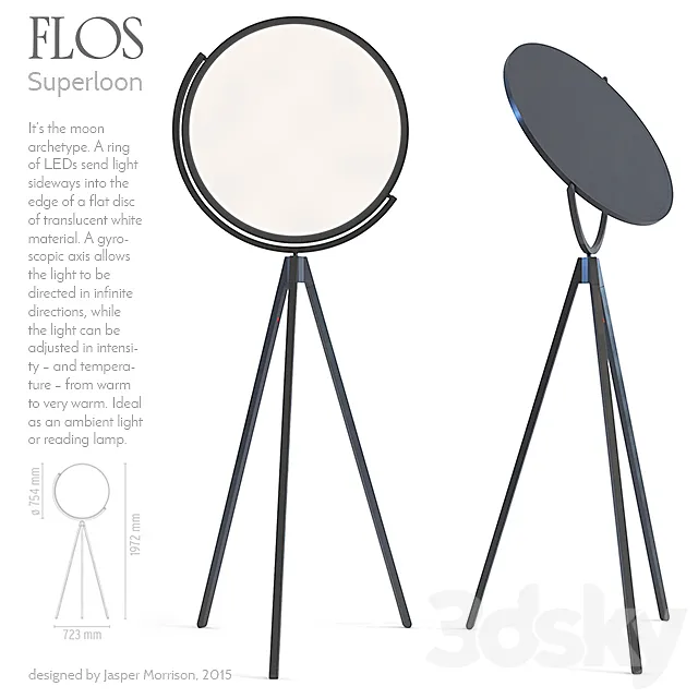 Flos Superloon 3D Model