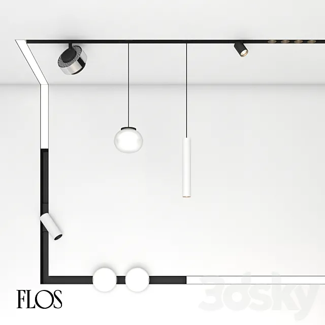 Flos The Running Magnet 2.0 3D Model