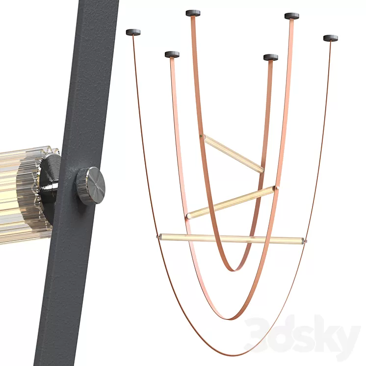 Flos WIRELINE lamp 3D Model