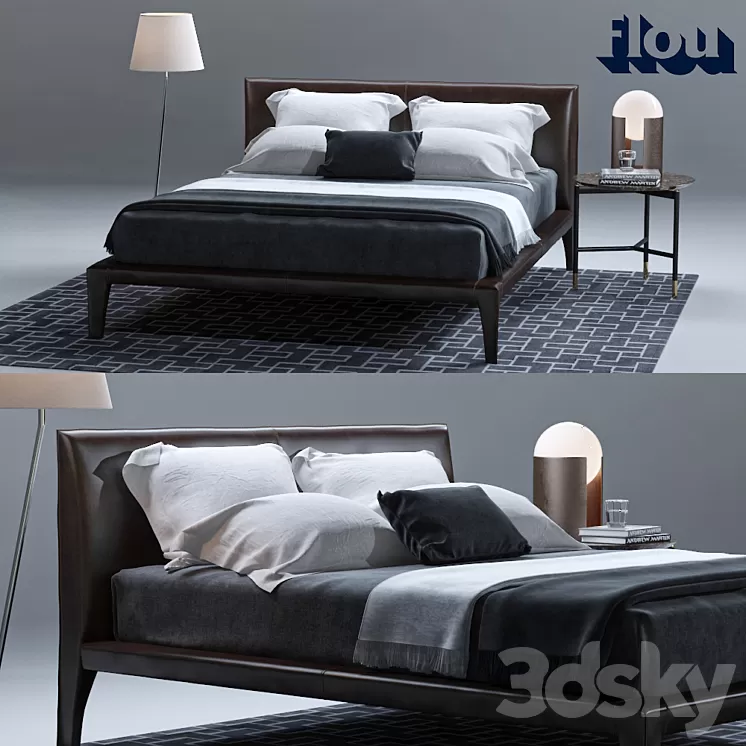 FLOU Alicudi bed 3D Model