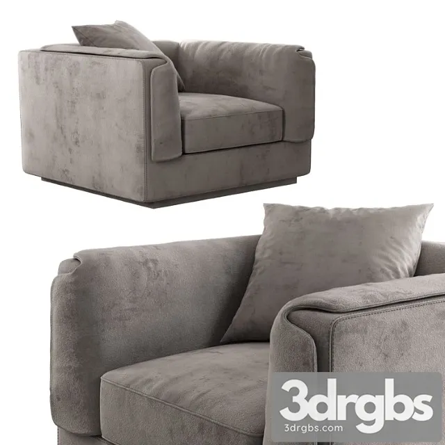 Flou gentleman armchair 3D Model Free