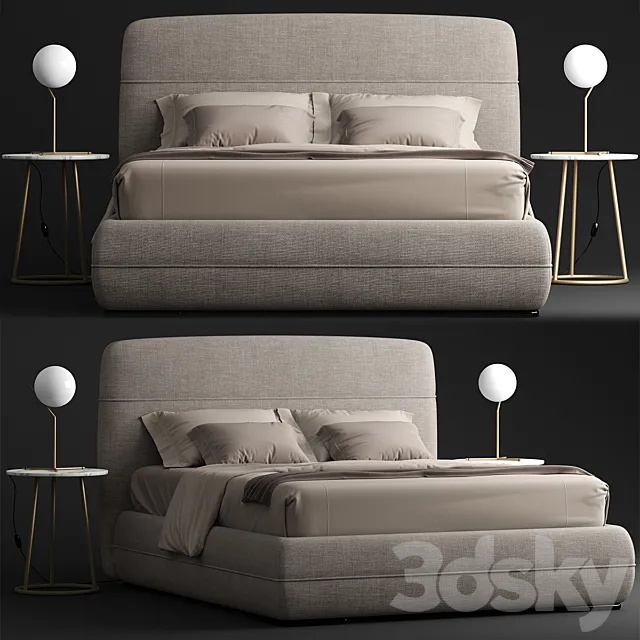 Flou MANDARINE bed 3DModel