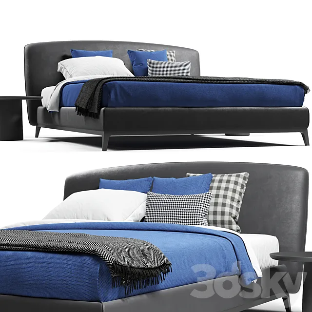 Flou Oliver Bed _ V2 3DModel