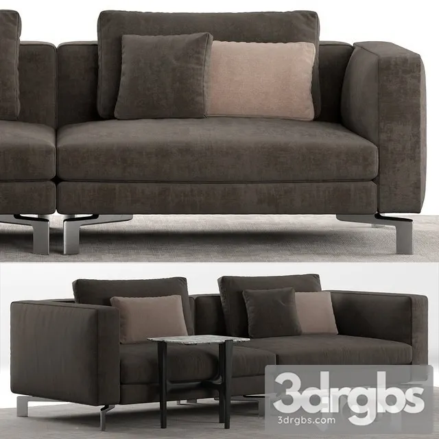 Flou Tay Modular Sofa Comp A 3D Model Free