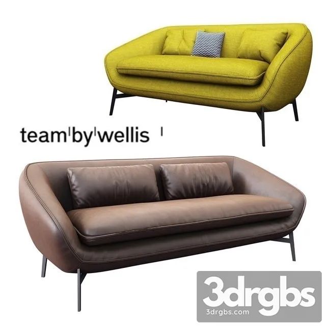 Flow Sofa 3D Model Download