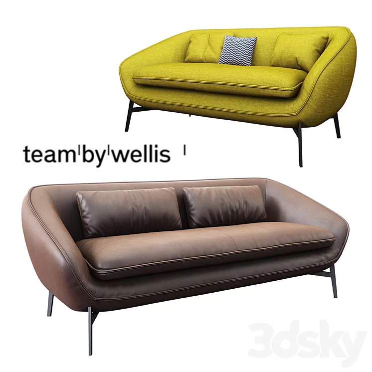 FLOW SOFA 3D Model