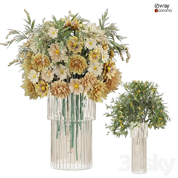 flower 47 3D Model Free