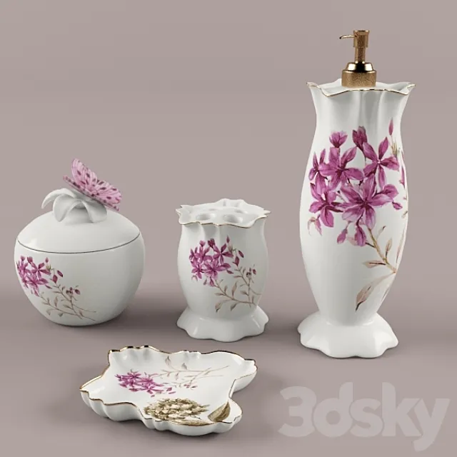 Flower Blossom 3D Model