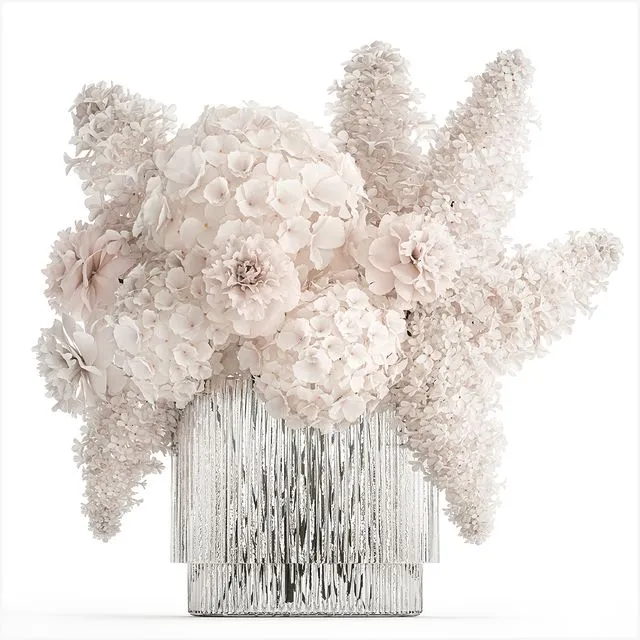 Flower Bouquet Set 433 3D Model