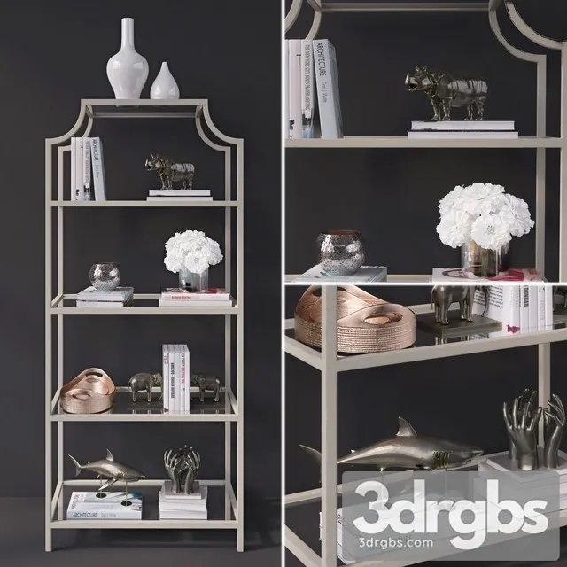 Flower Decor Set 3D Model Free