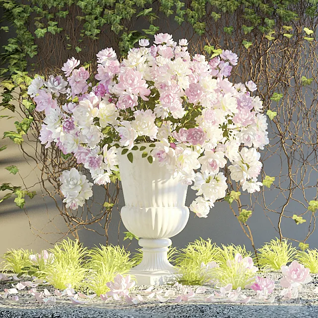 Flower house near the house 2 3DModel