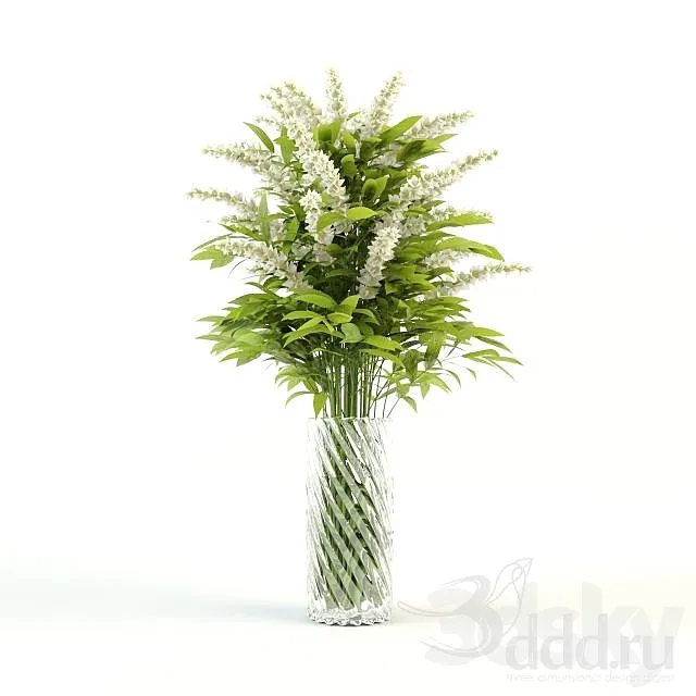 Flower in a vase 3DModel