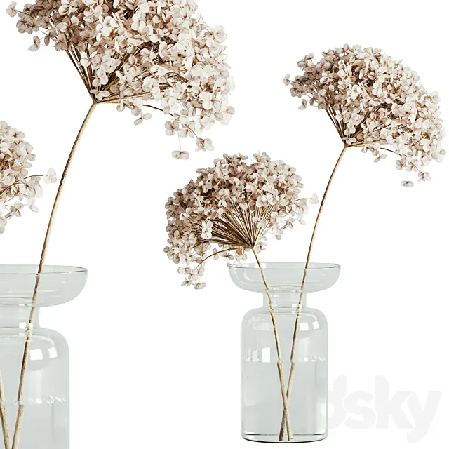 flower set 01 3DModel