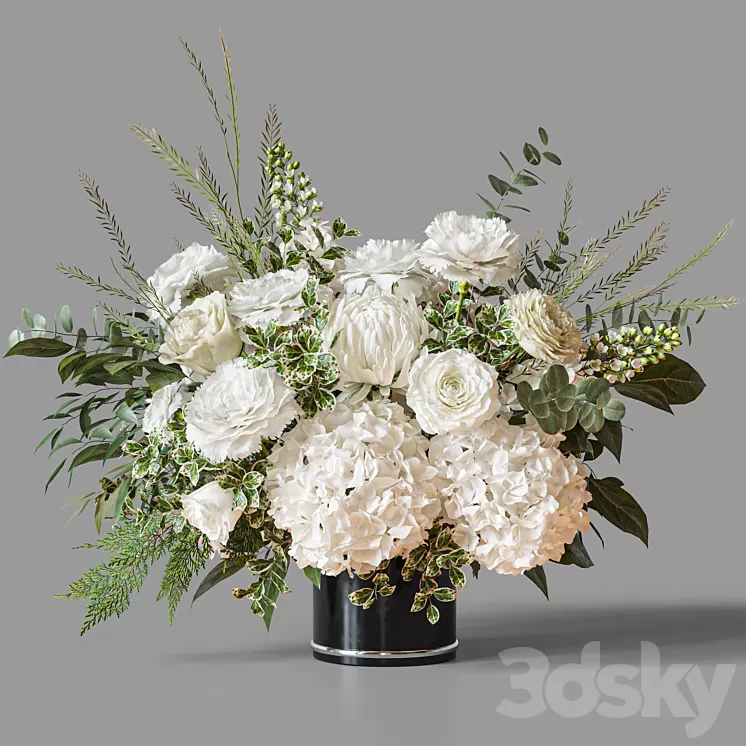 Flower Set 028 3D Model
