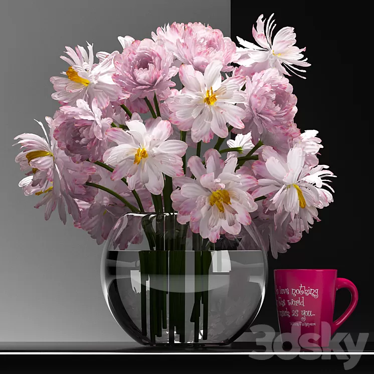 FLOWER SET 18 3D Model