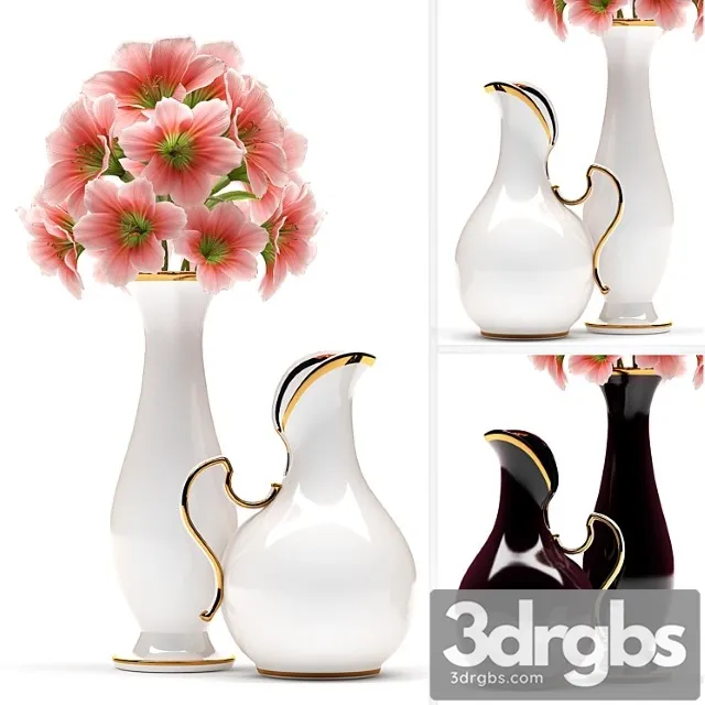 Flower Vase 6 3D Model Free