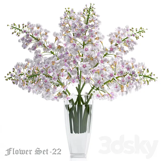 FLOWER VASE SET 22 3D Model