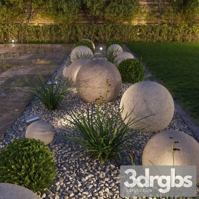 Flowerbed 3D Model Free