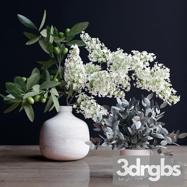 Flowers Branch 3D Model Free