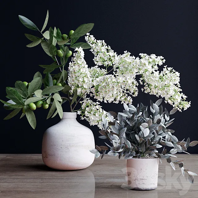 Flowers. branch 3DModel