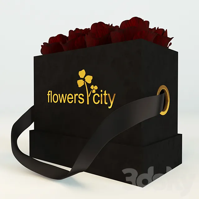 Flowers City 3D Model