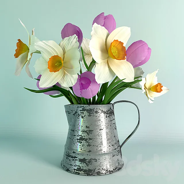 Flowers in a Jug 3DModel