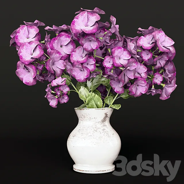 Flowers in a vase 9 3DModel