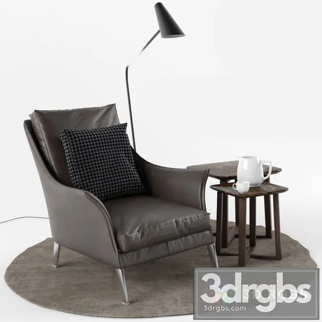Floxform Boss Armchair 3D Model Free