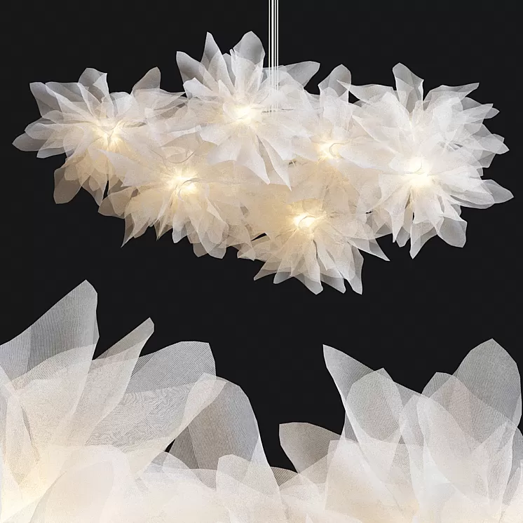 Fluo Compo Suspension Lamp 3D Model