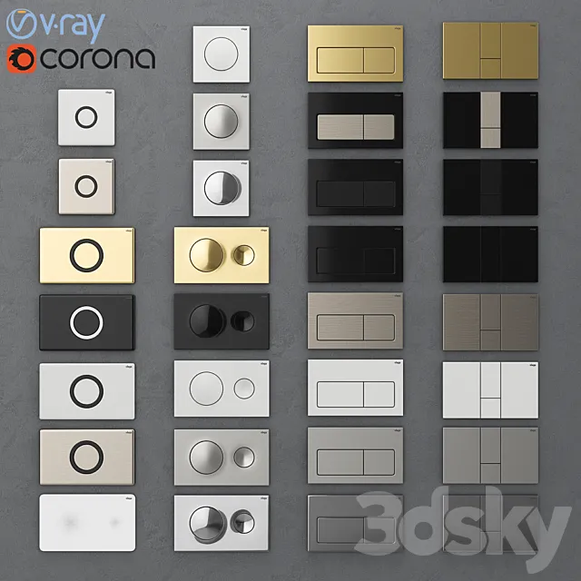 Flush buttons for installing Viega 1 Free Download