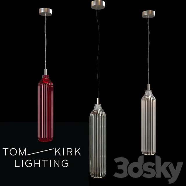 Flute Pendant by Tom Kirk Lighting 3D Model