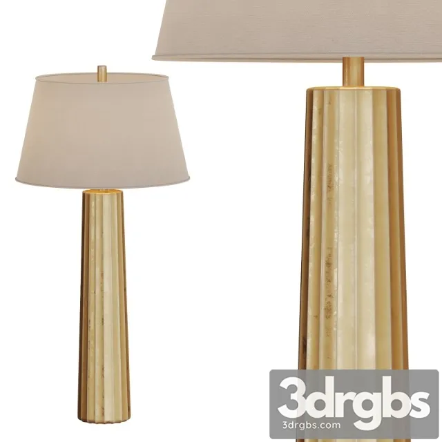 Fluted Spire Large Table Lamp 3D Model Download
