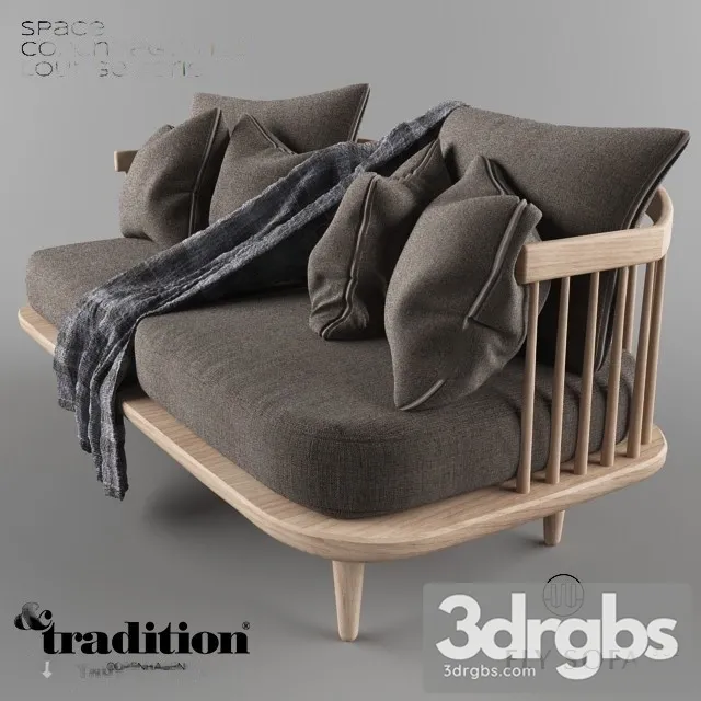 Fly Sofa 01 3D Model Free