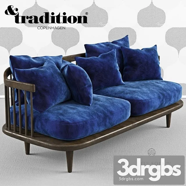 Fly Sofa Andtradition 3D Model Free
