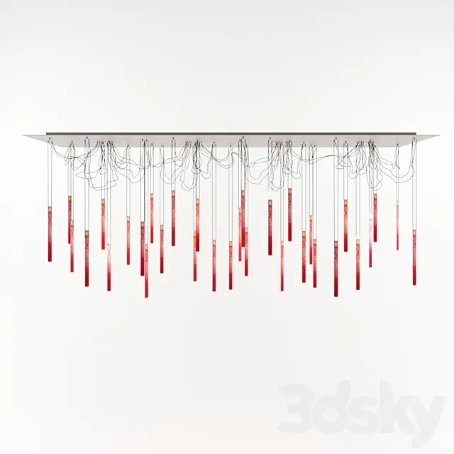 Flying Flames by Ingo Maurer 3D Model