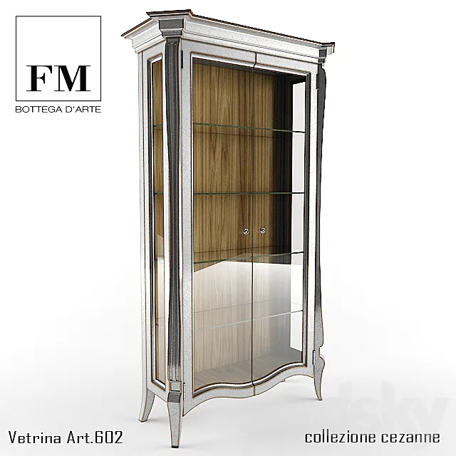 FM collezione cezanne vetrina 3DModel