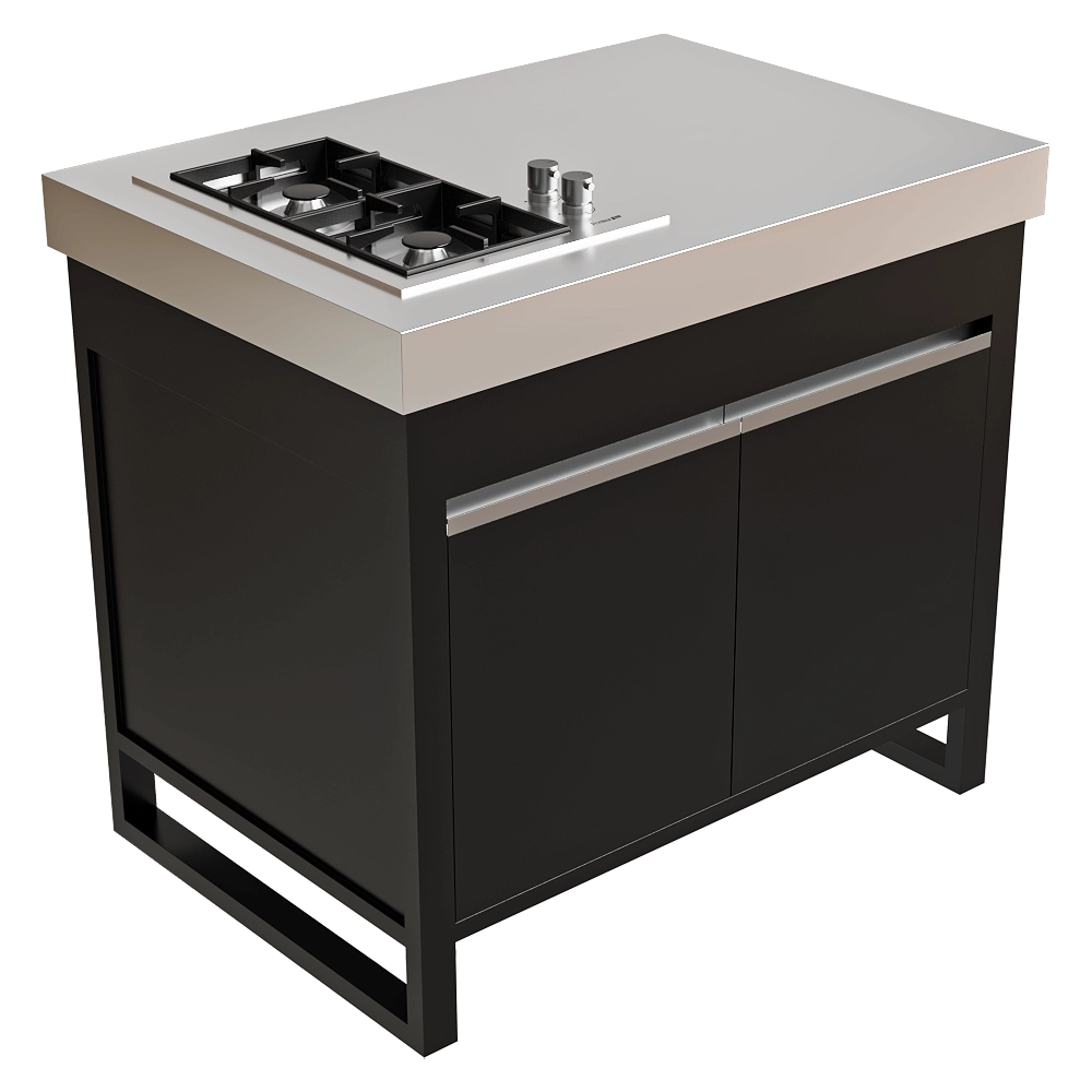 Fogher - Gas burners Module 3D Model