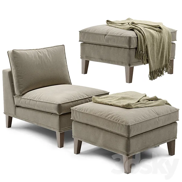 Fogia Alex armchair 3D Model