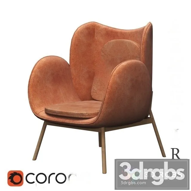 Fogia Enclose Armchair 3D Model Free
