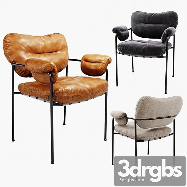 Fogia Spisolini chair 2 3D Model Free