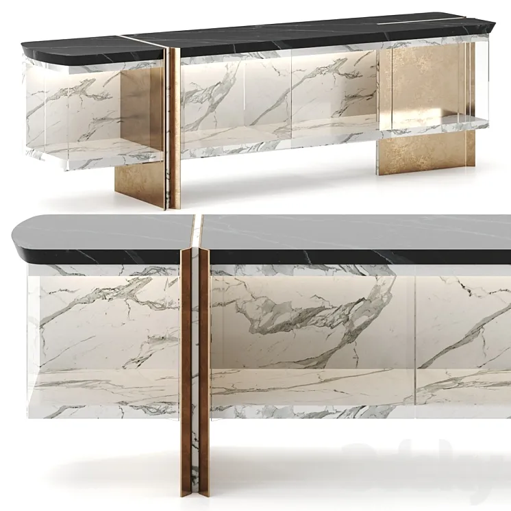 Foil Sideboard By Enne 3D Model Free