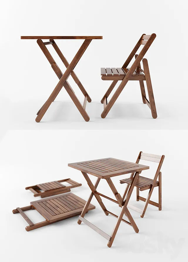 Foldable furniture 3DModel